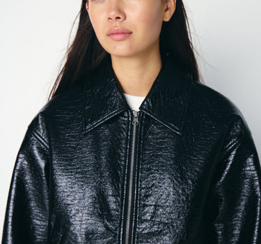 ICHI JAS FAUX LEATHER