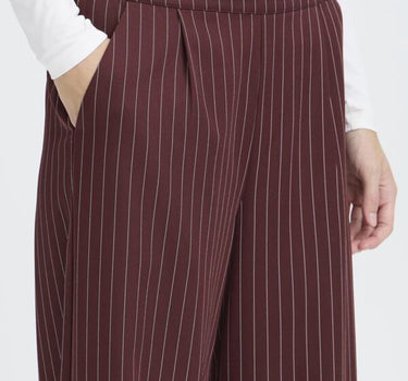 ICHI BROEK BORDEAUX MET STREEP