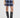ICHI SKIRT BLAUW/ GRIJS