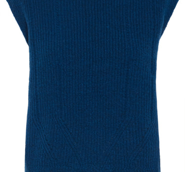 ICHI DEBARDEUR BLAUW MET DETAIL OP SCHOUDER
