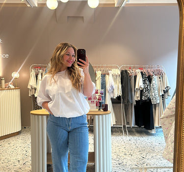 YAYA T-SHIRT MET POFMOUWEN