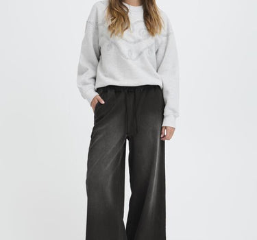 PULZ JEANS MET REKKER ZWART