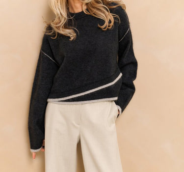 YAYA PULL BLAUW