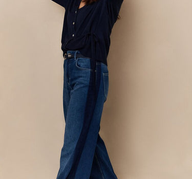 YAYA JEANS ZIJDEDETAIL
