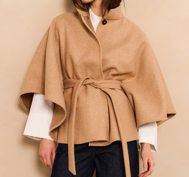 YAYA PONCHO CAMEL