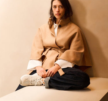 YAYA PONCHO CAMEL