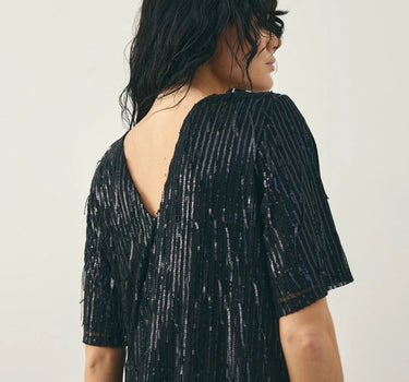 NOELLA JURK ZWART MET GLITTERS
