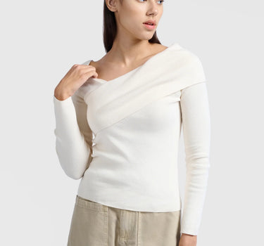 YAYA PULL OVER NECKLINE